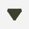 Mid Waist Crinkle Bikini Bottom