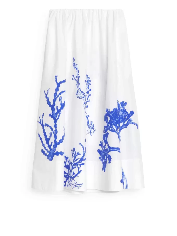 Midi Cotton Skirt Midi Cotton Skirt