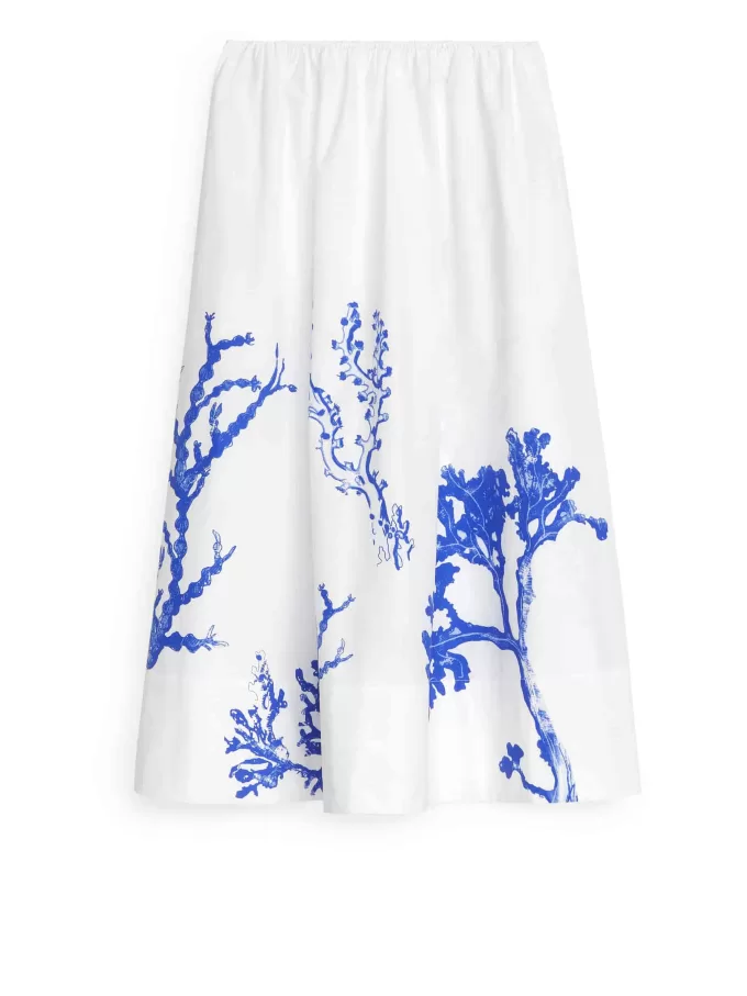 Midi Cotton Skirt Midi Cotton Skirt