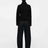 Mock-Neck Cotton Jumper