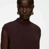 Mock-Neck Sleeveless Top
