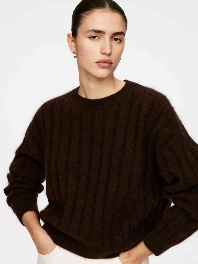 Mohair Wool-Blend Jumper