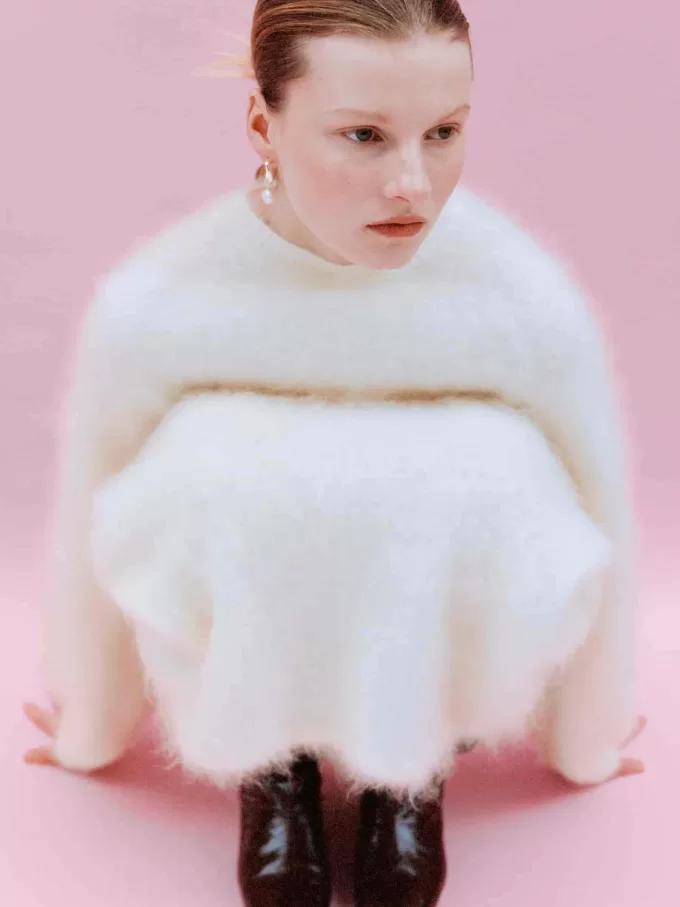 Mohair-Wool Blend Skirt Mohair-Wool Blend Skirt