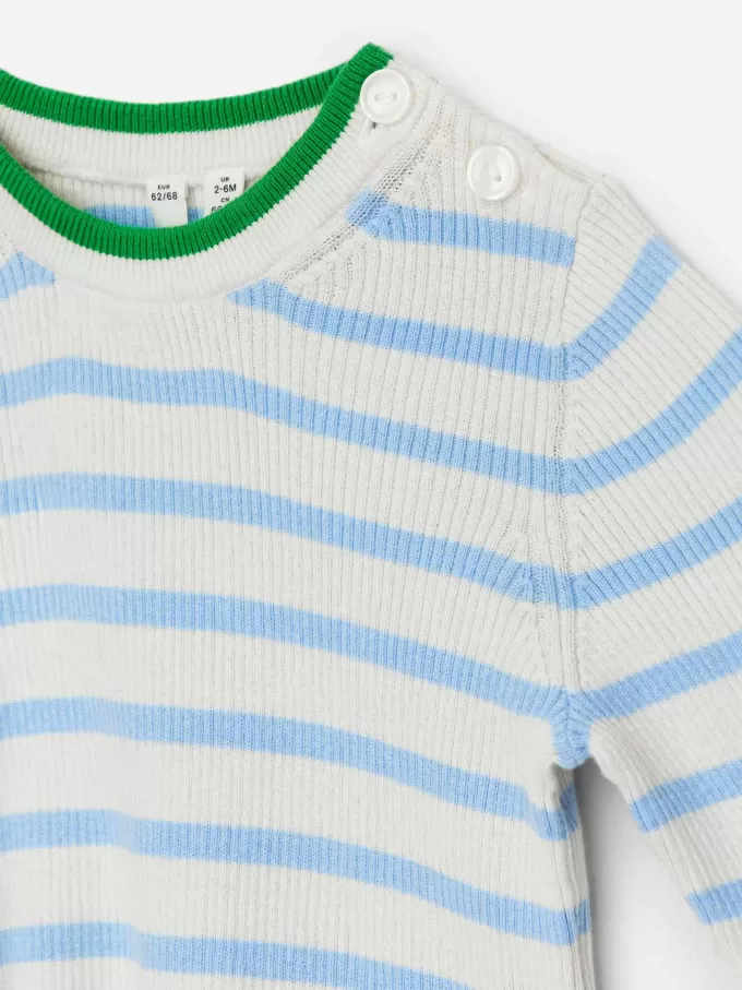 Newborn Rib-Knitted Jumper