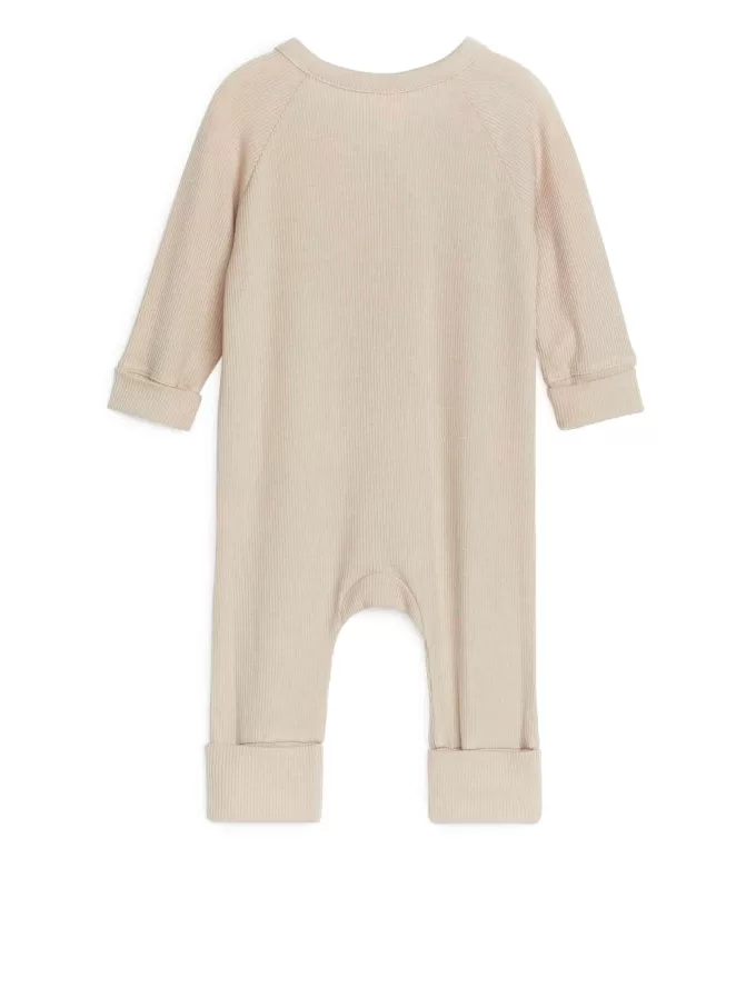Newborn Smooth Rib Pyjama