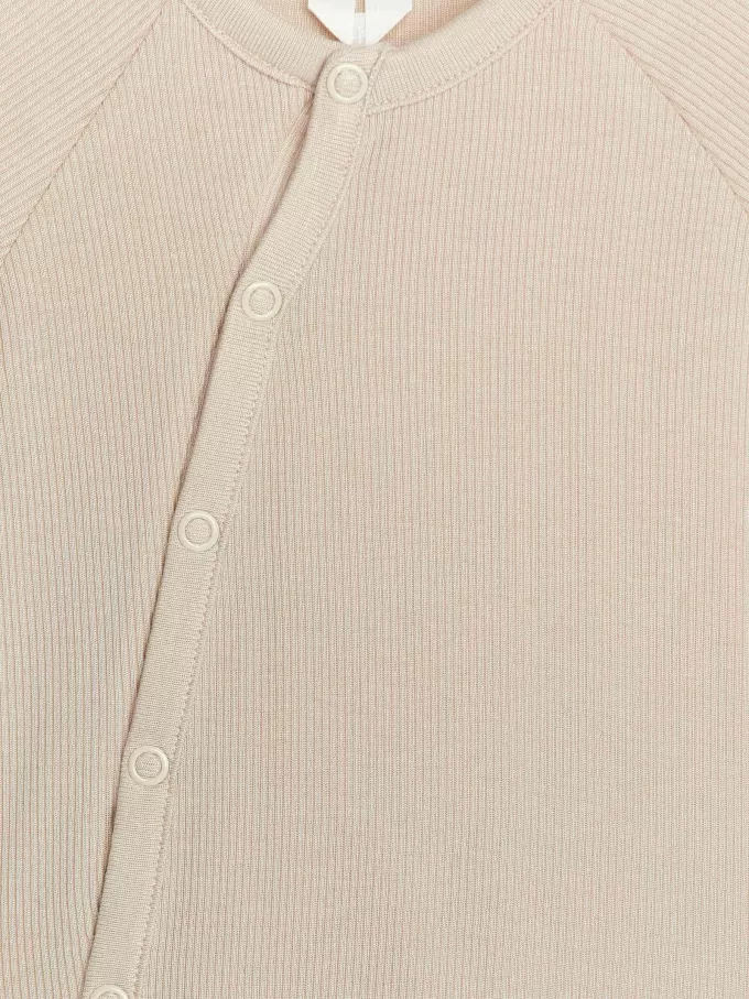 Newborn Smooth Rib Pyjama