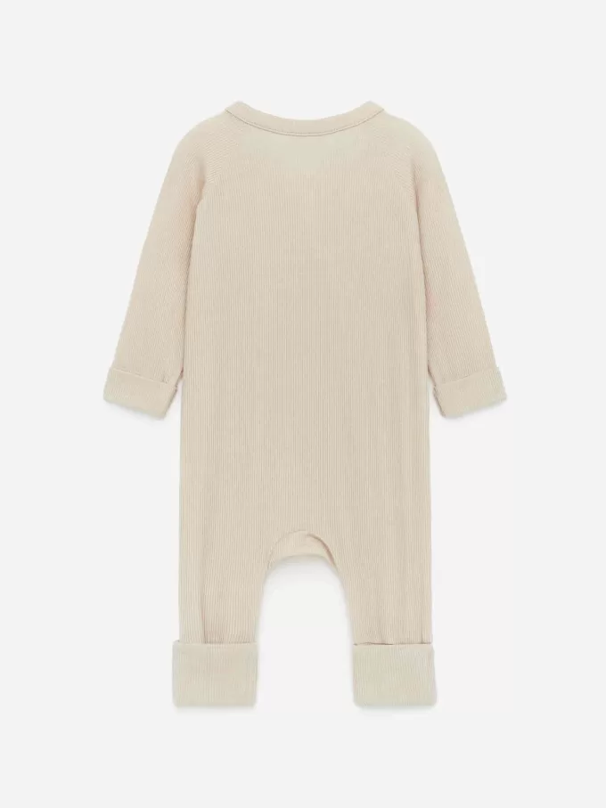 Newborn Smooth Rib Pyjama