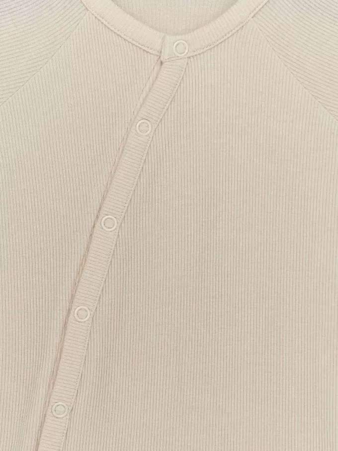 Newborn Smooth Rib Pyjama