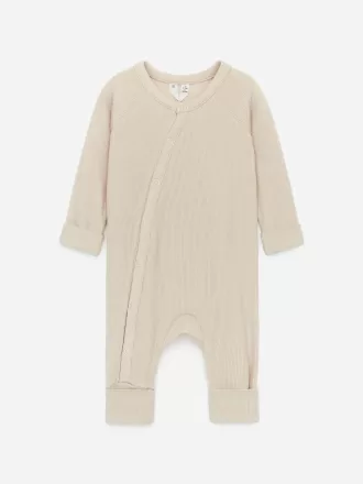 Newborn Smooth Rib Pyjama