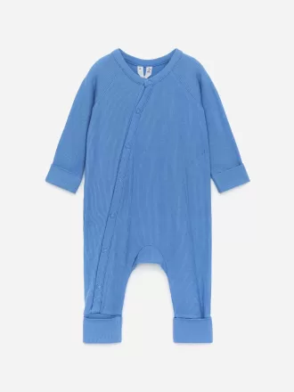 Newborn Smooth Rib Pyjama