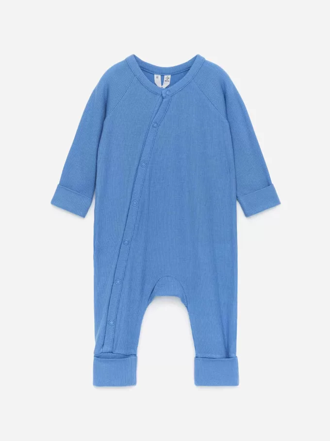 Newborn Smooth Rib Pyjama