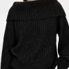 Off-Shoulder Rib Jumper Off-Shoulder Rib Jumper