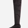 Over-The-Knee Satin Boots Over-The-Knee Satin Boots