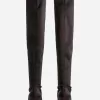 Over-The-Knee Satin Boots Over-The-Knee Satin Boots