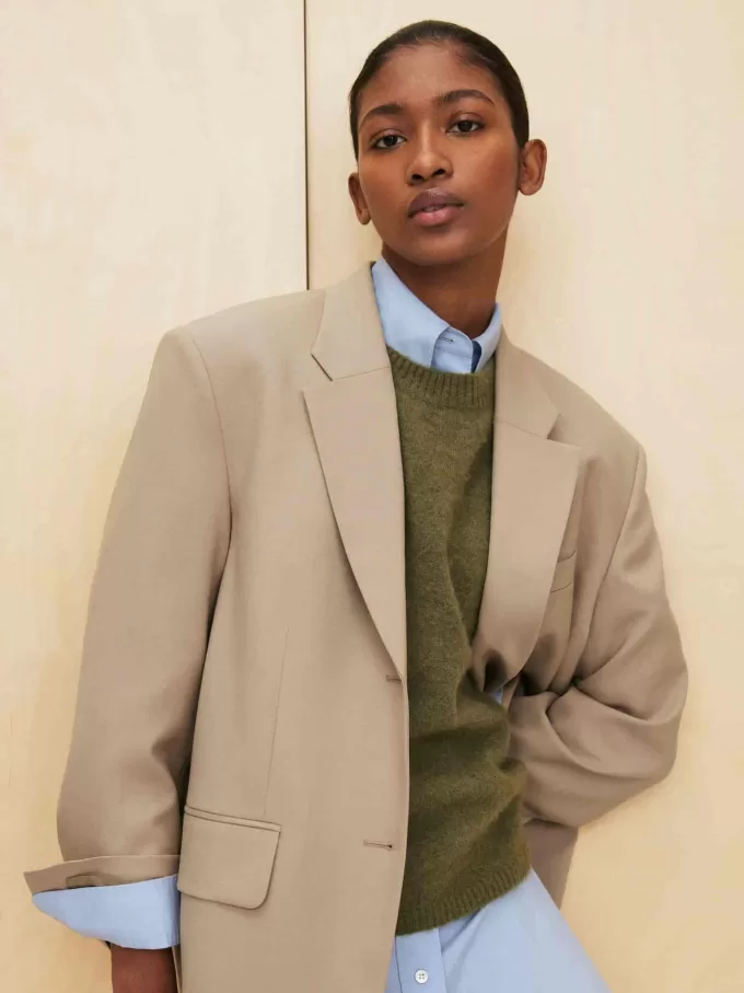 Oversized Wool Blazer