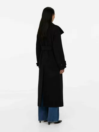 Oversized Wool-Blend Coat
