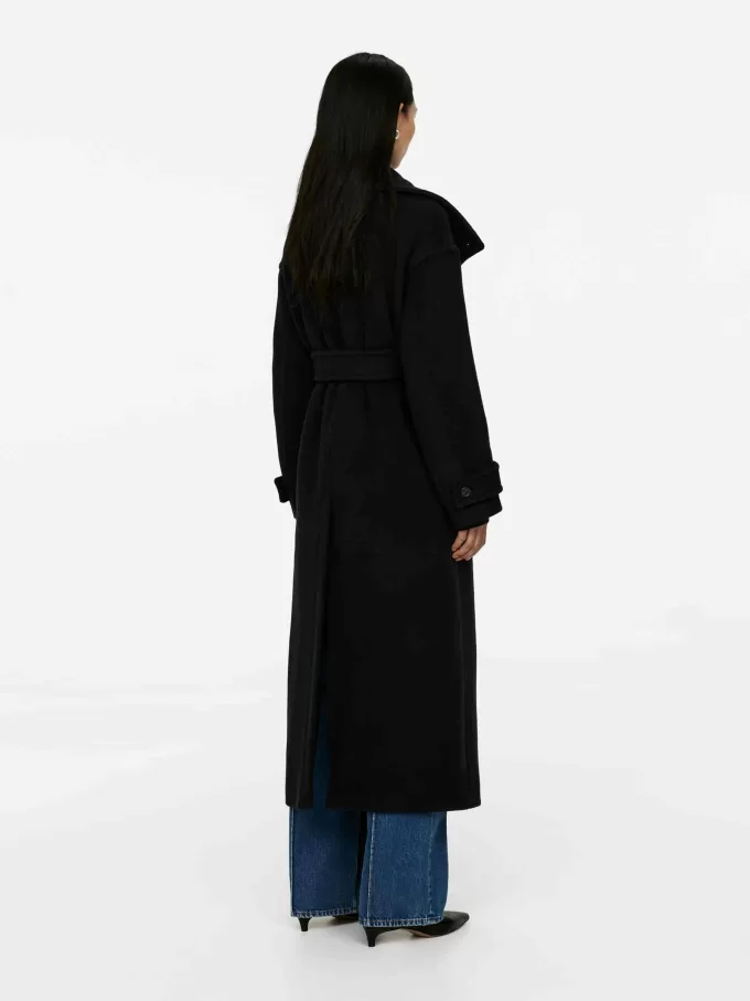 Oversized Wool-Blend Coat