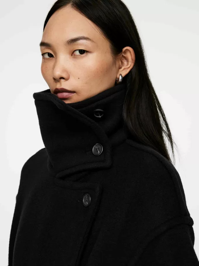 Oversized Wool-Blend Coat