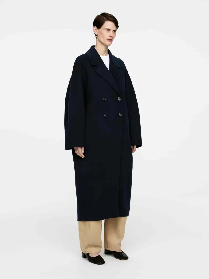 Oversized Wool-Blend Coat
