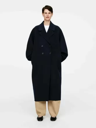 Oversized Wool-Blend Coat