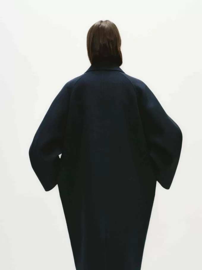 Oversized Wool-Blend Coat