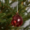 Painted Glass Baubles Set of 2