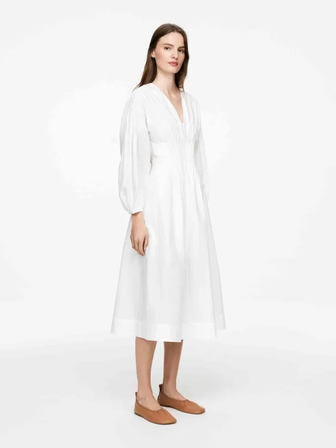 Pintuck Dress