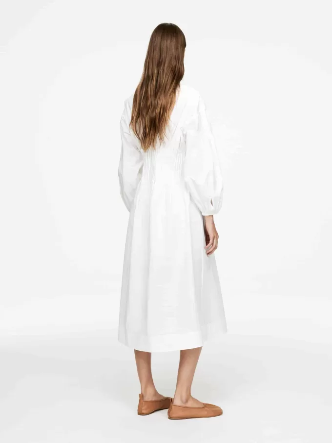 Pintuck Dress