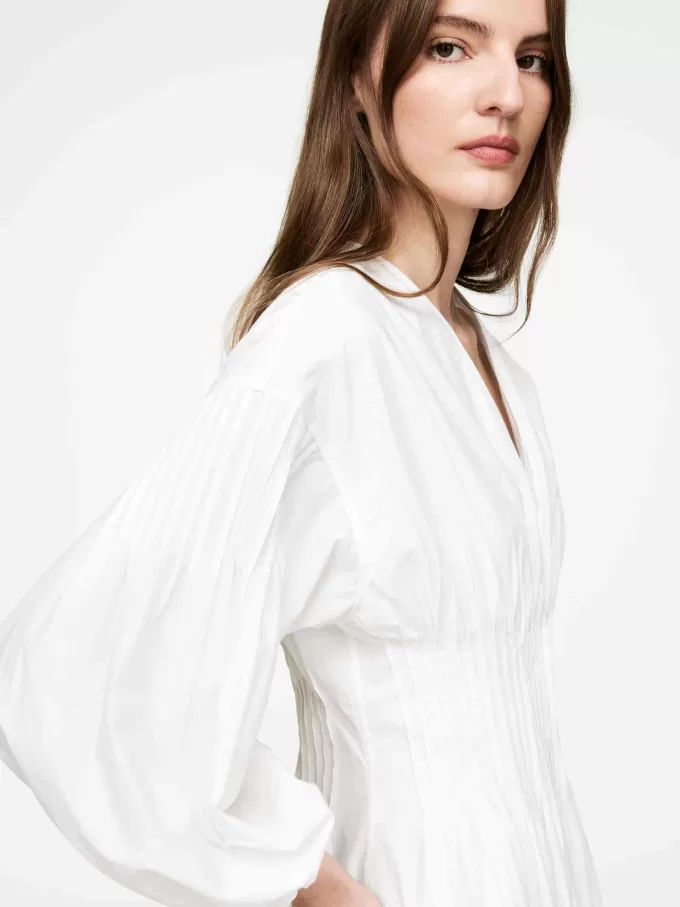 Pintuck Dress