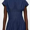 Pleated Denim Dress Pleated Denim Dress