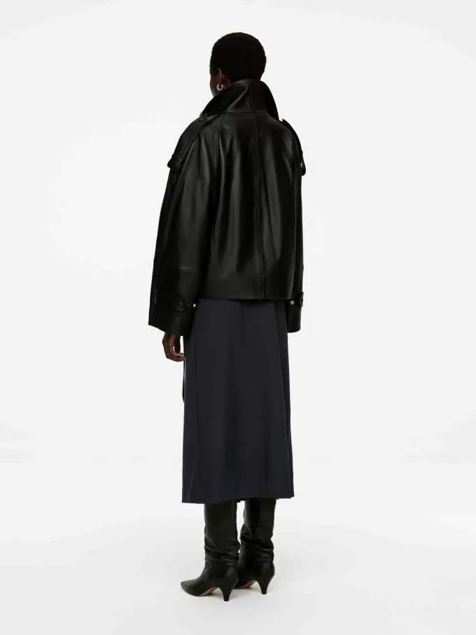 Pleated Wool-Blend Skirt Pleated Wool-Blend Skirt