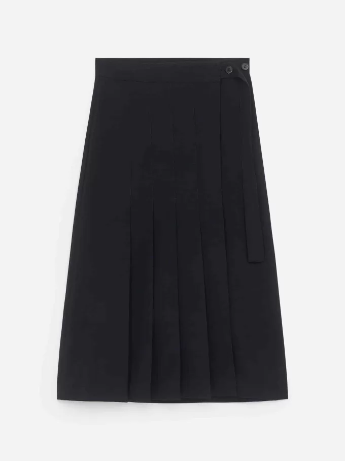 Pleated Wool-Blend Skirt Pleated Wool-Blend Skirt