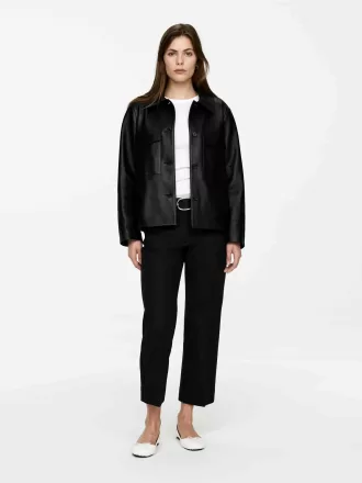 Press-Crease Cotton Trousers