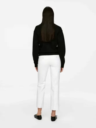 Press-Crease Cotton Trousers
