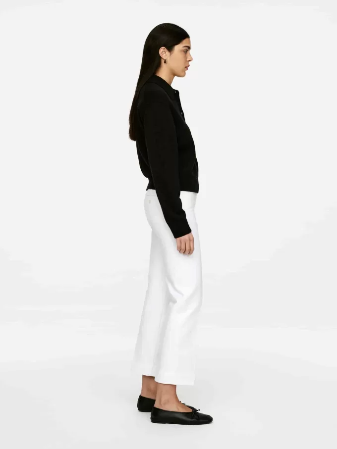 Press-Crease Cotton Trousers