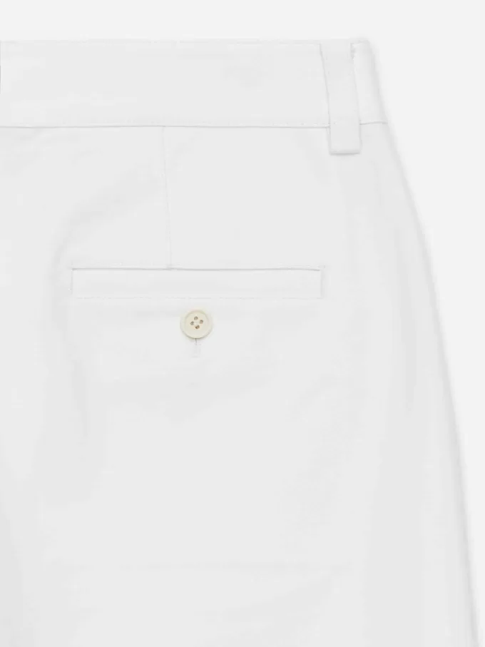 Press-Crease Cotton Trousers