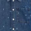 Print Denim Shirt