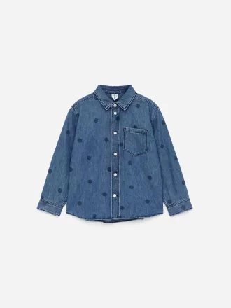 Printed Denim Shirt