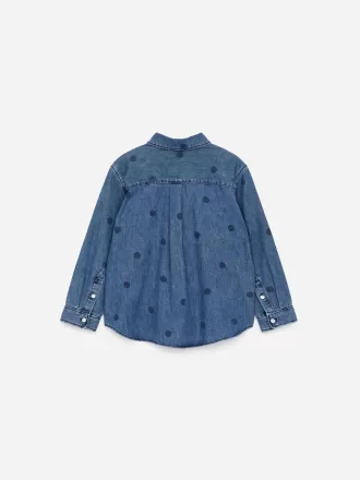 Printed Denim Shirt