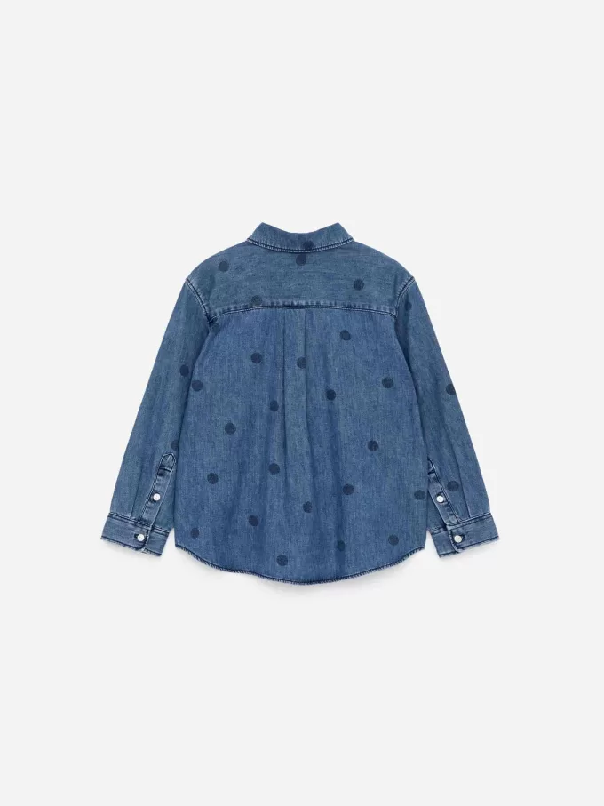Printed Denim Shirt