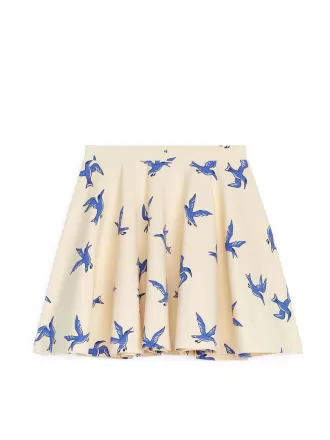 Printed Jersey Skirt