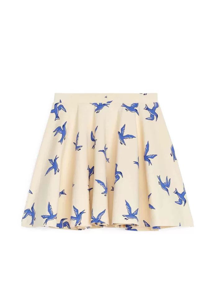 Printed Jersey Skirt