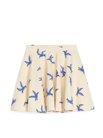 Printed Jersey Skirt