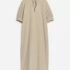 Puff-Sleeve Maxi Dress