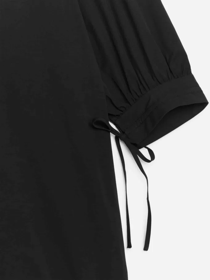Puff-Sleeve Mini Dress Puff-Sleeve Mini Dress