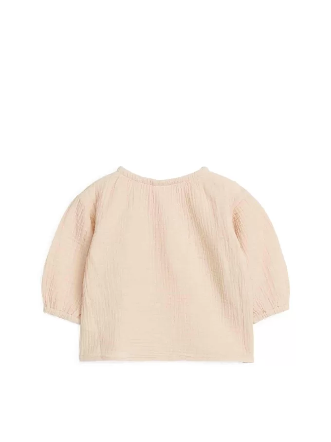Puffy Cotton Muslin Blouse