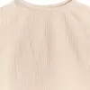 Puffy Cotton Muslin Blouse