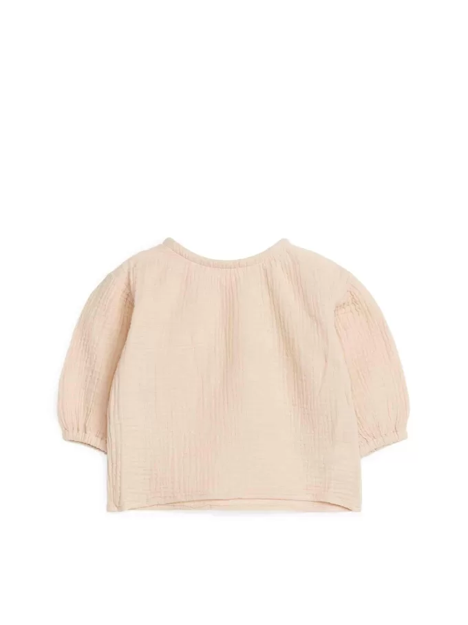Puffy Cotton Muslin Blouse