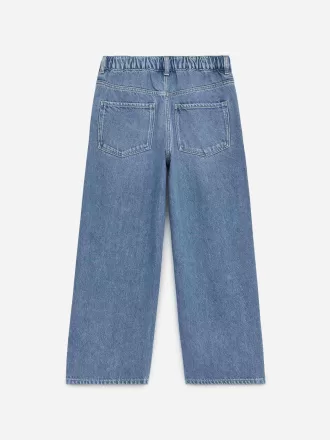 Pull-On Denim Trousers
