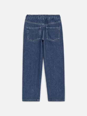 Pull-On Denim Trousers
